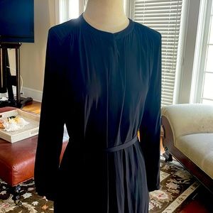 Beautiful black silk shirt dress